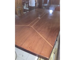 Bàn Họp Nâu Vân Gỗ MDF